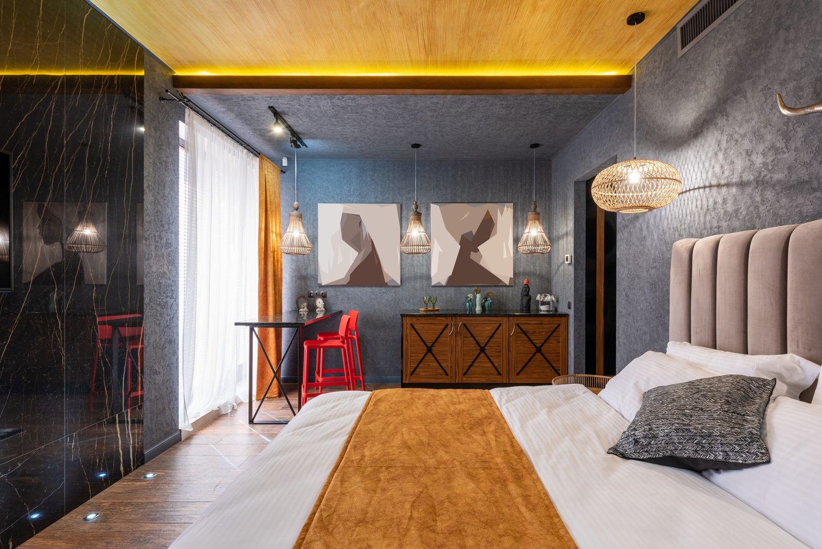 Chambre contemporaine cosy dans un appartement en sous-location